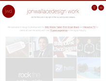 Tablet Screenshot of jonwallacedesign.com